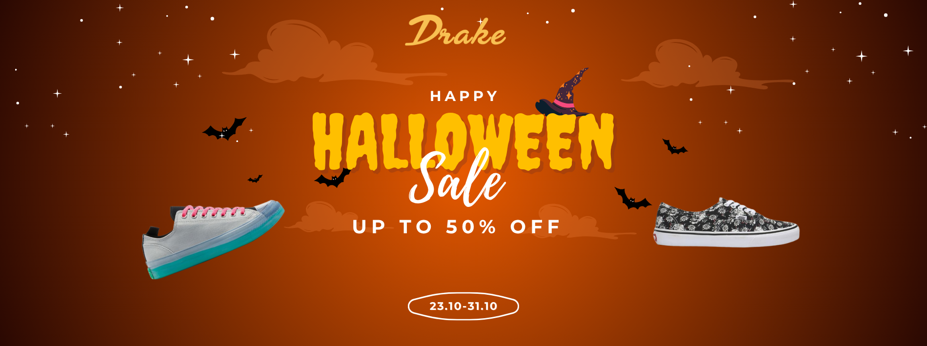 ĐẠI TIỆC HALLOWEEN - DRAKE VN SALE KINH HOÀNG