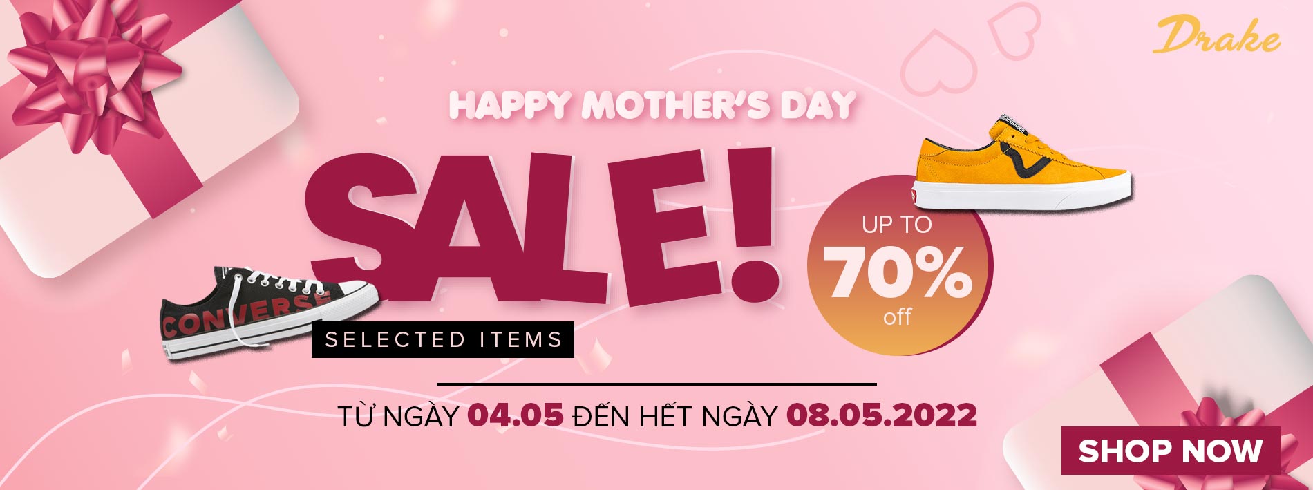 Happy Mother'S Day- Sale Ngay Thay Câu Chúc - Up To 70% Tại Drake Vn