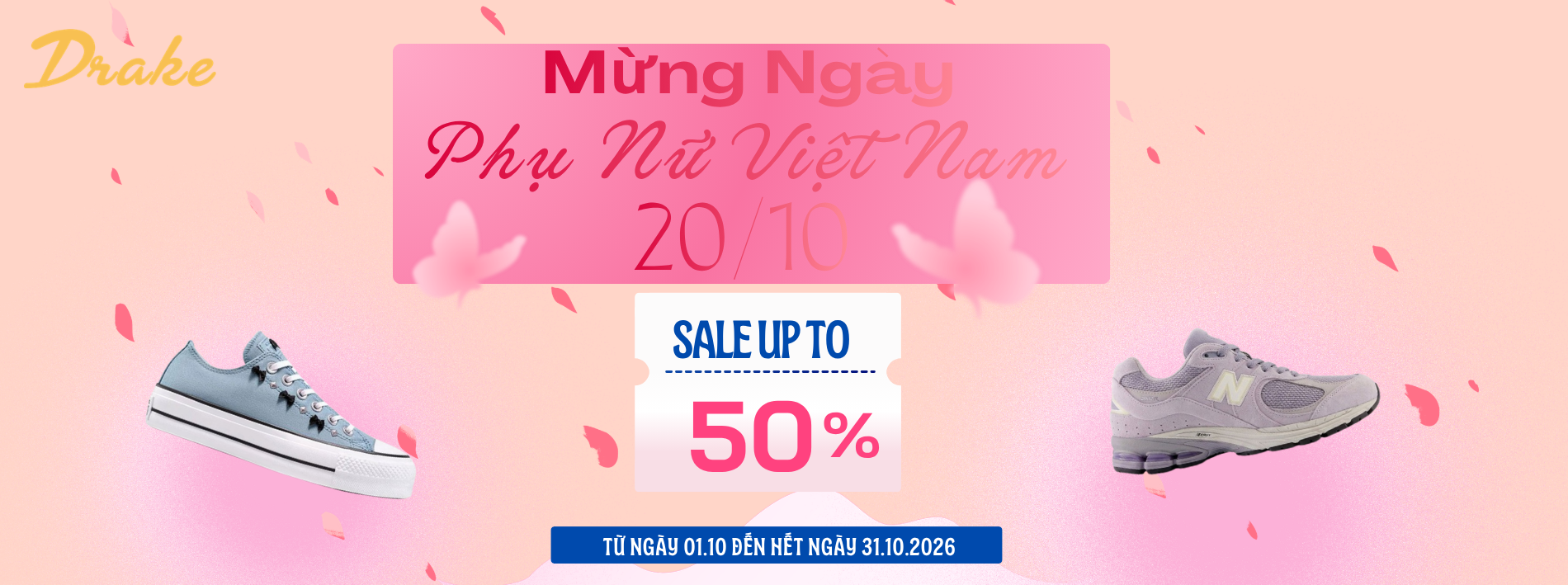 ƯU ĐÃI THÁNG 10 – MỪNG NGÀY PHỤ NỮ VIỆT NAM