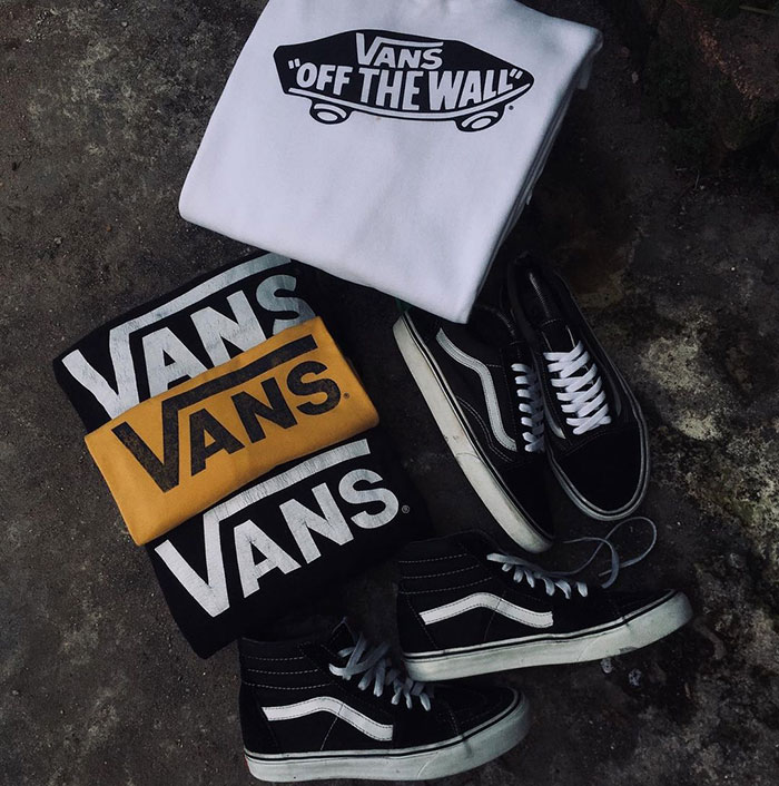 Cập nhật bảng size áo thun Vans để lựa chọn sản phẩm phù hợp nhất