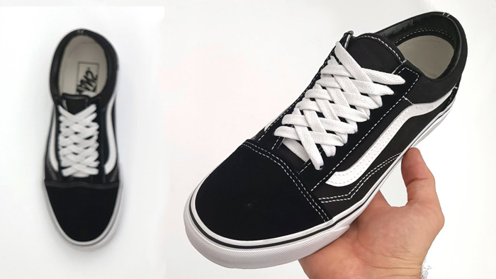 Học cách thắt dây giày vans old skool đẹp không lối thoát