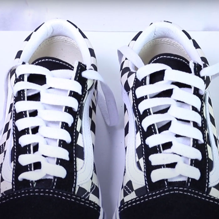 Học cách thắt dây giày vans old skool đẹp không lối thoát