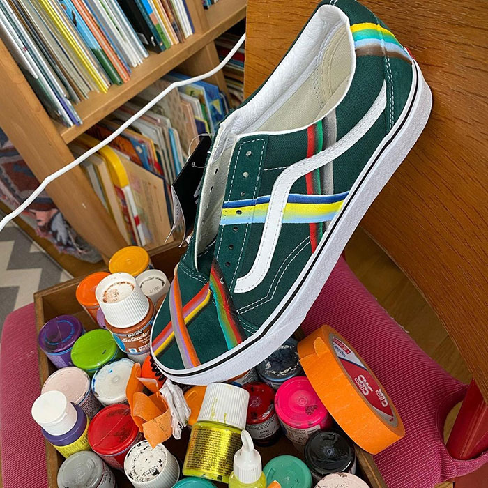 Không cần nhiều giày, chỉ cần biết vẽ giày Vans Old Skool 