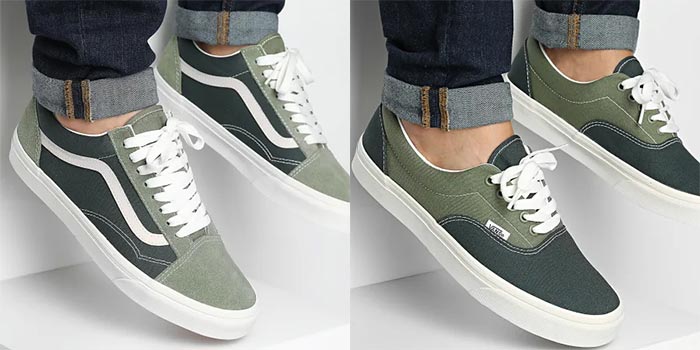 Mở khóa phong cách mới với Vans Tri-Tone Green đầy cuốn hút