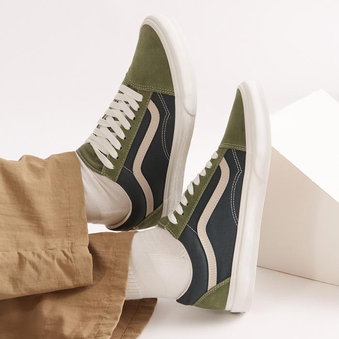 Mở khóa phong cách mới với Vans Tri-Tone Green đầy cuốn hút