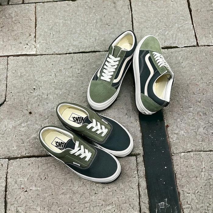 Mở khóa phong cách mới với Vans Tri-Tone Green đầy cuốn hút