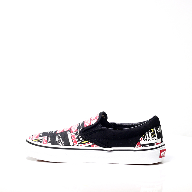 Label mix hotsell slip on vans