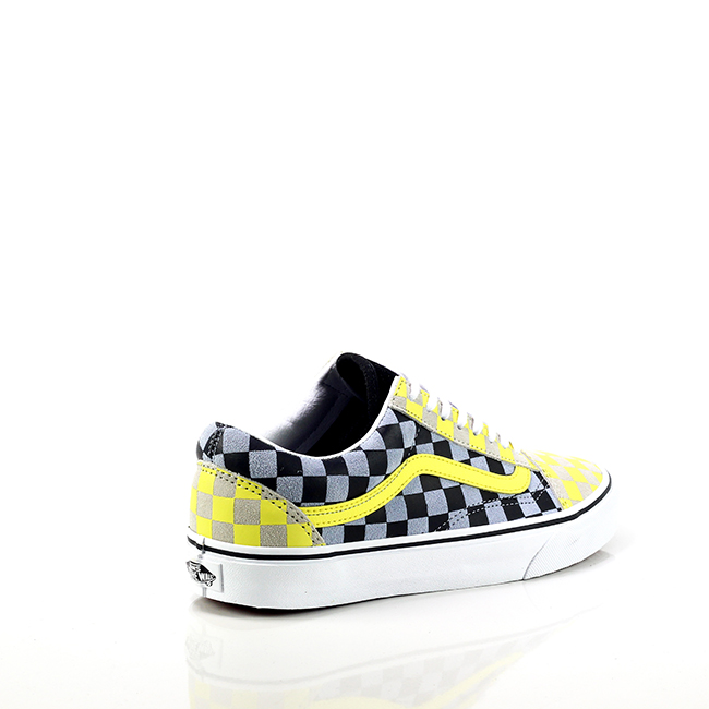 Vans Ua Old Skool Checkerboard Suede - Vans Ua Old Skool Checkerboard Suede